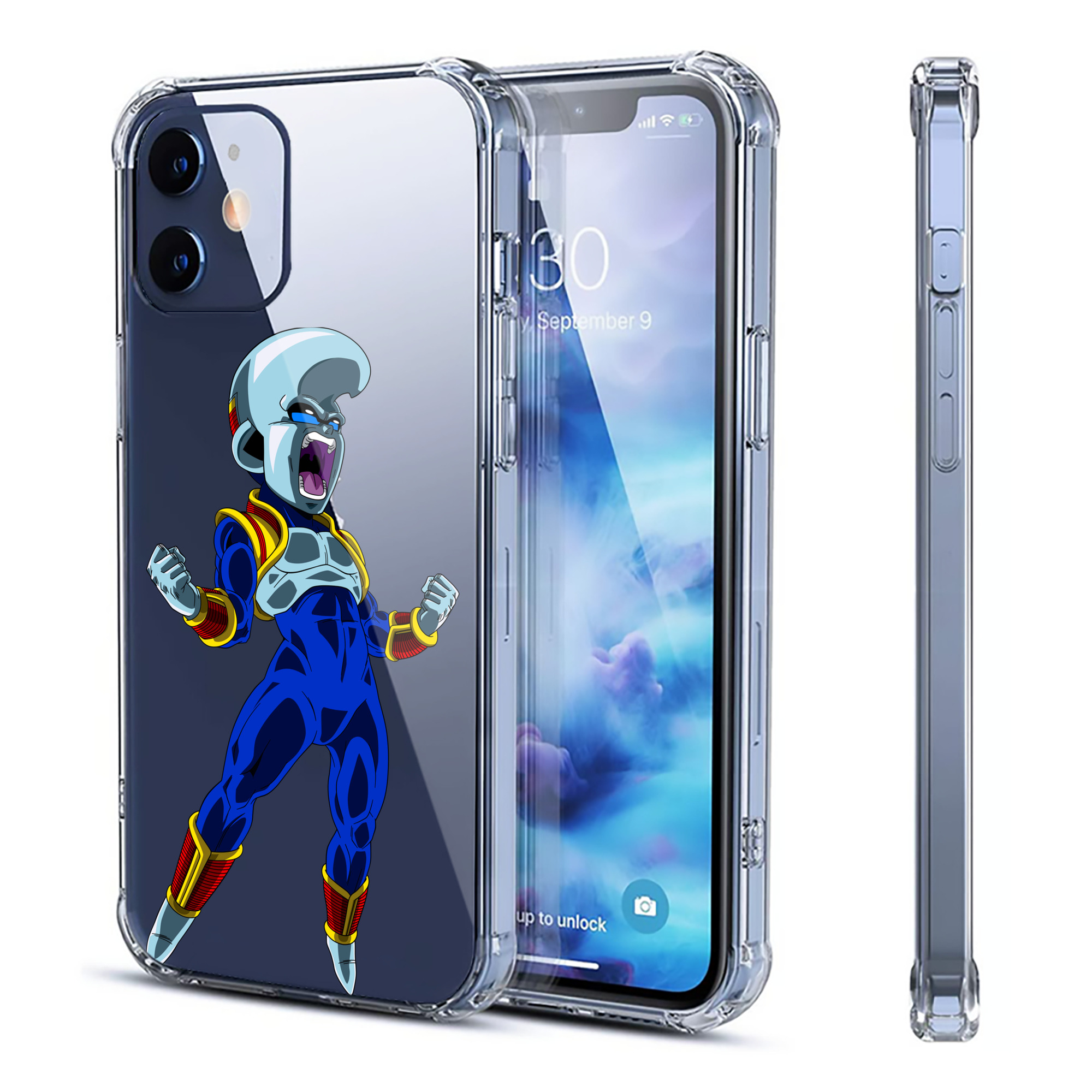 （画像用） ドラゴンボール DRAGON BALL 【iPhone 12シリーズ対応】透明スマホケース（クリアソフトケース）